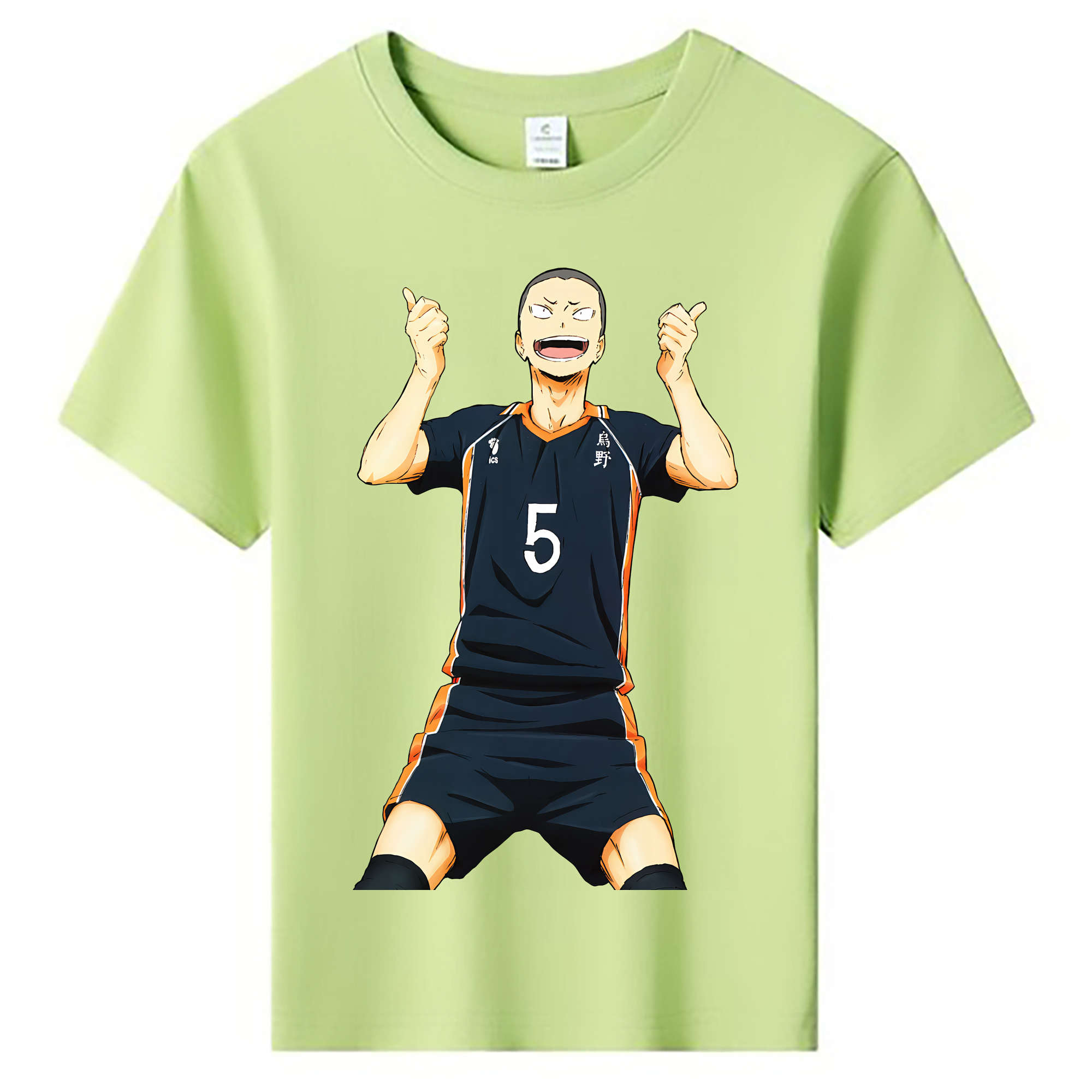 （画像用） ハイキュー!! Haikyu!! 綿100％キッズTシャツ（フロントプリント）